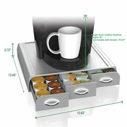 Best Pirce ✔️ Organizers & Dispensers Mind Reader Anchor Wood Veneer Coffee Pod Storage Drawer For 36 K-Cup, Black (TRAY6-BRN) 🥰 -Coffee Sales Store unnamed file 2036