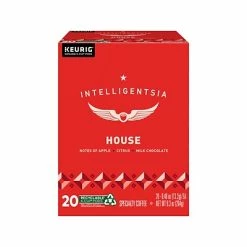 Coupon ✨ K-Cups Intelligentsia House Coffee, Keurig K-Cup Pod, Light Roast, 20/Box (5000371868) ✔️