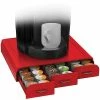 Best reviews of 👍 Organizers & Dispensers Mind Reader Anchor Coffee Pod Storage Drawer For 36 K-Cup, Red (TRY3PC-RED) 🎉