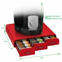 Best reviews of 👍 Organizers & Dispensers Mind Reader Anchor Coffee Pod Storage Drawer For 36 K-Cup, Red (TRY3PC-RED) 🎉 -Coffee Sales Store unnamed file 2068