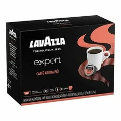 Coupon 🎁 Single Serve Cups & Pods Lavazza Expert Caffe Aroma Piu Roasted Cereals Coffee, Capsule, Medium Roast, 36/Box (1953001355) 🎁