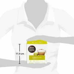 Hot Sale 👍 Nestle Single Serve Cups & Pods NESCAFE Dolce Gusto Cappuccino, Coffee, 16 Pods/Box (NES27376) 🌟 -Coffee Sales Store unnamed file 2132