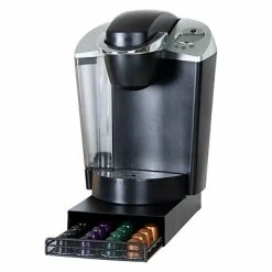 Buy ✔️ Coffee Organizers & Dispensers Mind Reader 4 Compartment Stainless Steel Coffee Organizer, Black (NESHTRAY-BLK) 🧨