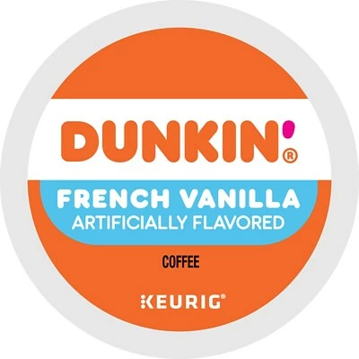 Wholesale 😍 K-Cups Dunkin' Donuts French Vanilla Coffee, Keurig® K-Cup® Pods, Medium Roast, 22/Box (400847) 🥰 2 Wholesale 😍 K-Cups Dunkin' Donuts French Vanilla Coffee, Keurig® K-Cup® Pods, Medium Roast, 22/Box (400847) 🥰 - Image 2