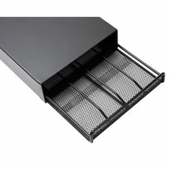 Buy ✔️ Coffee Organizers & Dispensers Mind Reader 4 Compartment Stainless Steel Coffee Organizer, Black (NESHTRAY-BLK) 🧨 -Coffee Sales Store unnamed file 2223