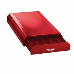 Brand new 🔥 Organizers & Dispensers Mind Reader Anchor Coffee Pod Storage Drawer For 50 Nespresso Capsules, Red (NEST3PC-RED) 🔔