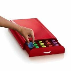 Brand new 🔥 Organizers & Dispensers Mind Reader Anchor Coffee Pod Storage Drawer For 50 Nespresso Capsules, Red (NEST3PC-RED) 🔔 -Coffee Sales Store unnamed file 2247