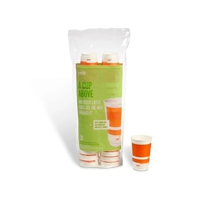 Cheap 🔥 Paper Cups Perk™ Insulated Double Wall Paper Hot Cup, 16 Oz., White/Orange, 30/Pack (PK59484) 💯 1 Cheap 🔥 Paper Cups Perk™ Insulated Double Wall Paper Hot Cup, 16 Oz., White/Orange, 30/Pack (PK59484) 💯