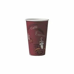 Coupon 😉 Paper Cups Solo Bistro® Hot Cups, 16 Oz., Multicolor, 300/Carton (OF16BI-0041) 👏