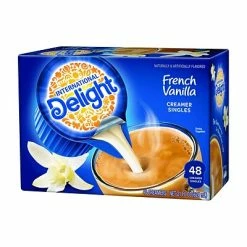 Best deal ✨ Creamers International Delight French Vanilla Dairy Free Liquid Creamer, 0.44 Oz., 48/Box (WWI02282) 😀