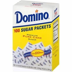 Buy 🤩 Sugar & Sweeteners Domino Sugar Packets, 100/Box (DMN90554) 👍