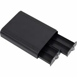 Best Pirce 👍 Coffee Organizers & Dispensers Mind Reader Anchor 4-Compartment Plastic Coffee Organizer, Black (TRY2DR-BLK) 👏