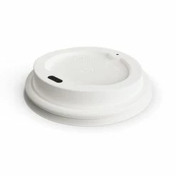 Brand new ⭐ Disposable Lids Perk™ Plastic Hot Cup Lid, 8 Oz., White, 50/Pack (PK45593) 🎁 -Coffee Sales Store unnamed file 2391