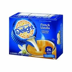 Best Pirce 😍 Creamers International Delight French Vanilla Dairy Free Liquid Creamer, 0.44 Oz., 24/Box (WWI100681) 😍 -Coffee Sales Store unnamed file 2421