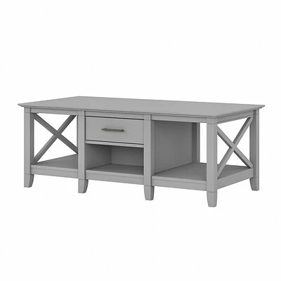 Promo โจ Accent & Coffee Tables Bush Furniture Key West 47" X 24" Coffee Table, Cape Cod Gray (KWT148CG-03) ๐ 1 Promo โจ Accent & Coffee Tables Bush Furniture Key West 47" X 24" Coffee Table, Cape Cod Gray (KWT148CG-03) ๐