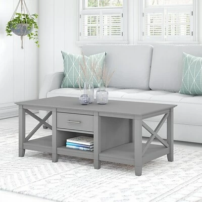 Promo โจ Accent & Coffee Tables Bush Furniture Key West 47" X 24" Coffee Table, Cape Cod Gray (KWT148CG-03) ๐ 2 Promo โจ Accent & Coffee Tables Bush Furniture Key West 47" X 24" Coffee Table, Cape Cod Gray (KWT148CG-03) ๐ - Image 2