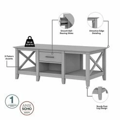 Promo โจ Accent & Coffee Tables Bush Furniture Key West 47" X 24" Coffee Table, Cape Cod Gray (KWT148CG-03) ๐ 10 Promo โจ Accent & Coffee Tables Bush Furniture Key West 47" X 24" Coffee Table, Cape Cod Gray (KWT148CG-03) ๐ -Coffee Sales Store unnamed file 2430