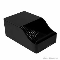 New 🧨 Organizers & Dispensers Mind Reader Coffee Sleeve Storage Dispenser, Black (SLED-BLK) ❤️
