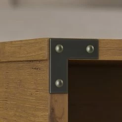 Brand new 😍 Kathy Ireland® Home By Bush Furniture Accent & Coffee Tables Kathy Ireland® Home By Bush Furniture Ironworks Coffee Table, Vintage Golden Pine (KI50111-03) 🧨 -Coffee Sales Store unnamed file 2459