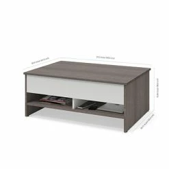 Cheapest 😍 Accent & Coffee Tables Bestar® Small Space 2-Piece Lift-Top Storage Coffee Table And TV Stand (1685047) ✔️ -Coffee Sales Store unnamed file 2491