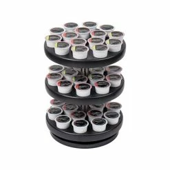Deals 😉 Coffee Organizers & Dispensers Mind Reader Anchor Coffee Carousel, 45-Pod Capacity, Black (PODSUS45-BLK) ⭐ -Coffee Sales Store unnamed file 2502