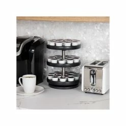 Deals 😉 Coffee Organizers & Dispensers Mind Reader Anchor Coffee Carousel, 45-Pod Capacity, Black (PODSUS45-BLK) ⭐ -Coffee Sales Store unnamed file 2505