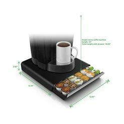 Hot Sale 🛒 Organizers & Dispensers Mind Reader K-Cup Single Serve Plastic Coffee Pod Storage Drawer Organizer, Black (2TRY26PC-BLK) ⌛ -Coffee Sales Store unnamed file 2515
