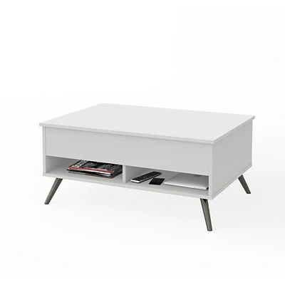 Coupon โ Accent & Coffee Tables Bestar Small Space Krom 37" Lift-Top Storage Coffee Table In White (17160-1117) ๐ 2 Coupon โ Accent & Coffee Tables Bestar Small Space Krom 37" Lift-Top Storage Coffee Table In White (17160-1117) ๐ - Image 2