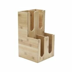 Deals 😉 Coffee Organizers & Dispensers Mind Reader 4 Compartment Bamboo Coffee Organizer, Brown (PTAILBM-BRN) 🎉