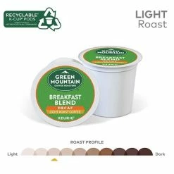 Brand new 👏 K-Cups Green Mountain Breakfast Blend Coffee, Keurig K-Cup Pods, Light Roast, Decaf, 24/Box (5000082433/7522) 🌟 -Coffee Sales Store unnamed file 256