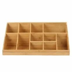 Flash Sale 🎁 Organizers & Dispensers Mind Reader 11 Compartment Coffee Condiment Organizer, Brown Bamboo (COMORGBM-BRN) 👏 -Coffee Sales Store unnamed file 2568
