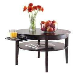 Outlet 👏 Coffee & Cocktail Tables Winsome® 18" Wood Amelia Round Coffee Table With Pull Out Tray, Dark Espresso ⌛ 7 Outlet 👏 Coffee & Cocktail Tables Winsome® 18" Wood Amelia Round Coffee Table With Pull Out Tray, Dark Espresso ⌛ -Coffee Sales Store unnamed file 2572