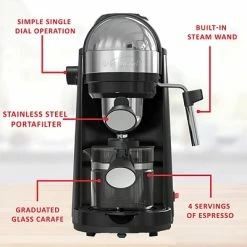 Coupon 🌟 Coffee Makers Machines Brewers Brentwood Espresso And Cappuccino Maker, Black (GA-135BK) ⌛ -Coffee Sales Store unnamed file 2580