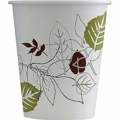 Coupon 🔔 Paper Cups Dixie Pathways Poly Paper Hot Cups, 10 Oz., White, 50/Pack (2340PATH) 🔥