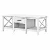 Top 10 👏 Accent & Coffee Tables Bush Furniture Key West 47" X 24" Coffee Table With Storage, Pure White Oak (KWT148WT-03) ✨