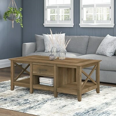 Budget โ๏ธ Accent & Coffee Tables Bush Furniture Key West 47" X 24" Coffee Table, Reclaimed Pine (KWT148RCP-03) ๐ 2 Budget โ๏ธ Accent & Coffee Tables Bush Furniture Key West 47" X 24" Coffee Table, Reclaimed Pine (KWT148RCP-03) ๐ - Image 2