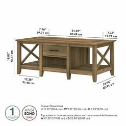 Budget โ๏ธ Accent & Coffee Tables Bush Furniture Key West 47" X 24" Coffee Table, Reclaimed Pine (KWT148RCP-03) ๐ 11 Budget โ๏ธ Accent & Coffee Tables Bush Furniture Key West 47" X 24" Coffee Table, Reclaimed Pine (KWT148RCP-03) ๐ -Coffee Sales Store unnamed file 2639