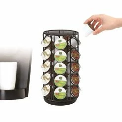 Top 10 ✨ Organizers & Dispensers Mind Reader 35 Capacity Rotating Metal K-Cup Carousel, Black (METCAR35-BLK) 😀