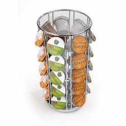Best reviews of ✔️ Organizers & Dispensers Mind Reader 35 Capacity Rotating Metal K-Cup Carousel, Silver (METCAR35-SIL) 😍 -Coffee Sales Store unnamed file 2685