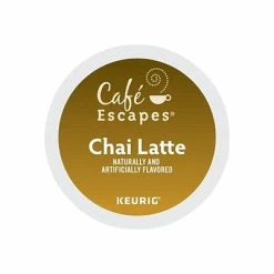 Outlet 🎁 K-Cups Cafe Escapes Chai Latte, Keurig® K-Cup® Pods, Light Roast, 96/Carton (10099555068051) 🤩 -Coffee Sales Store unnamed file 2691
