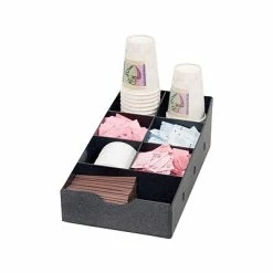 Flash Sale 🥰 Organizers & Dispensers Vertiflex Condiment Plastic Caddy, Black (VFCC-169) ⭐