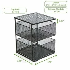 Outlet ๐ Coffee Organizers & Dispensers Mind Reader Rotating All Purpose 2 Tier Shelf, Basket Drawers With Magnets, Black (KMAG2T-BLK) ๐ 13 Outlet ๐ Coffee Organizers & Dispensers Mind Reader Rotating All Purpose 2 Tier Shelf, Basket Drawers With Magnets, Black (KMAG2T-BLK) ๐ -Coffee Sales Store unnamed file 2739