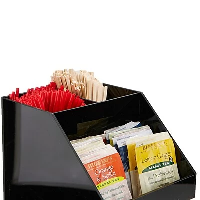 Wholesale ๐ Organizers & Dispensers Mind Reader 'Fancy' Black Acrylic 3 Tier Condiment Organizer, Black (3TCORG-BLK) โญ 6 Wholesale ๐ Organizers & Dispensers Mind Reader 'Fancy' Black Acrylic 3 Tier Condiment Organizer, Black (3TCORG-BLK) โญ - Image 6