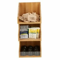 Best reviews of 😀 Organizers & Dispensers Mind Reader 'Goldie' 3 Tier Condiment Organizer, Bamboo Wood (3TIERBMB-BRN) ⌛ -Coffee Sales Store unnamed file 2769