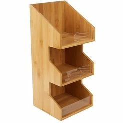 Best reviews of 😀 Organizers & Dispensers Mind Reader 'Goldie' 3 Tier Condiment Organizer, Bamboo Wood (3TIERBMB-BRN) ⌛ -Coffee Sales Store unnamed file 2771