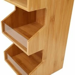 Best reviews of 😀 Organizers & Dispensers Mind Reader 'Goldie' 3 Tier Condiment Organizer, Bamboo Wood (3TIERBMB-BRN) ⌛ -Coffee Sales Store unnamed file 2772