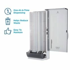 Brand new 🌟 Organizers & Dispensers Dixie Ultra SmartStock Series-O Classic Knife Dispenser By GP PRO, Translucent Black, 10”W X 8.78”D X 24.75”H (SSKD120) 💯 -Coffee Sales Store unnamed file 2778