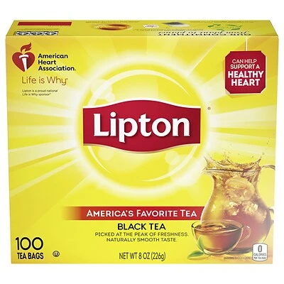 Discount ๐ฅ Hot Tea Lipton Black Tea 0.1 Oz. Bags, 100/Box (00291) ๐ 1 Discount ๐ฅ Hot Tea Lipton Black Tea 0.1 Oz. Bags, 100/Box (00291) ๐