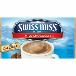 Promo ⭐ Hot Cocoa Swiss Miss Milk Chocolate Cocoa, 0.73 Oz., 50/Box (GOV47491) 🔔