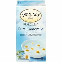 Flash Sale ⌛ Hot Tea Twinings Of London Herbal Tea, Pure Camomile, 1.76 Oz, 25/Box 🔔